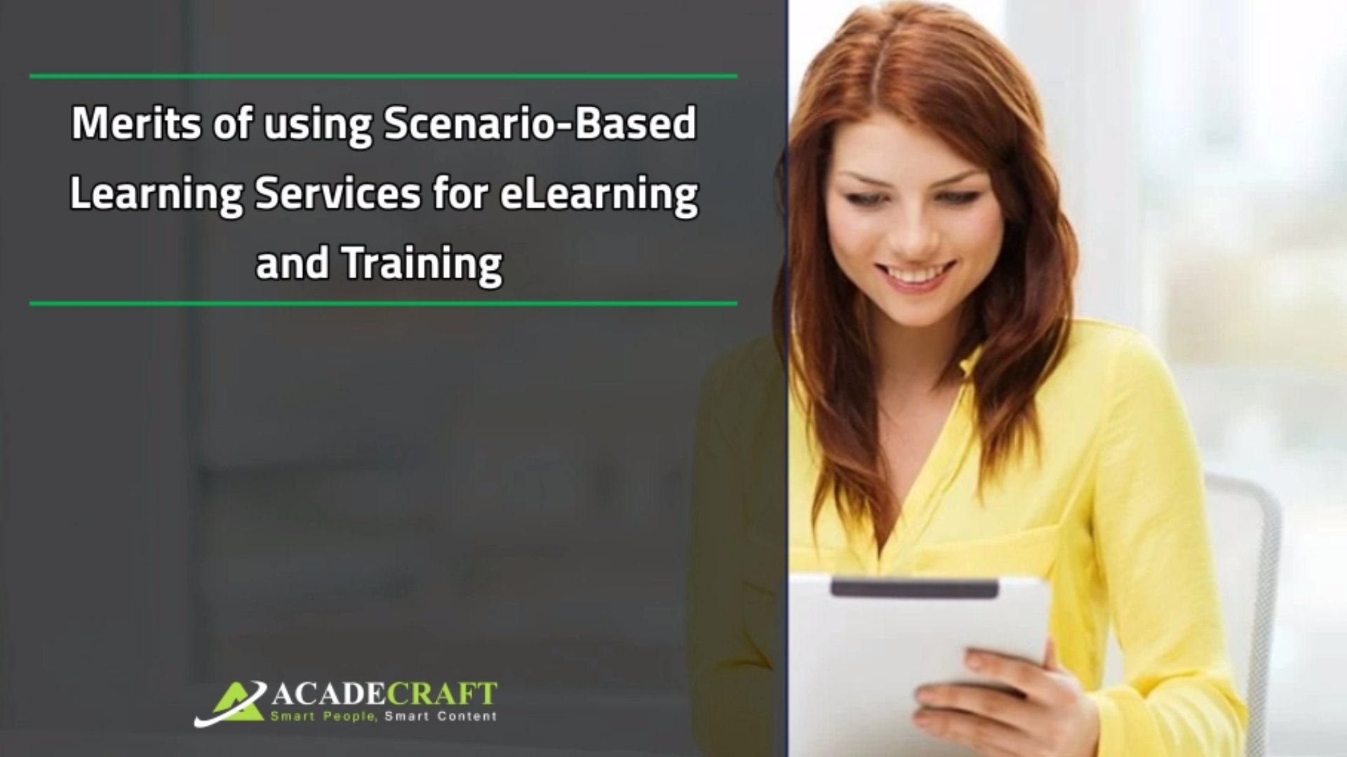 Merits of Using Scenario-Based Learning Services for e-learning and training